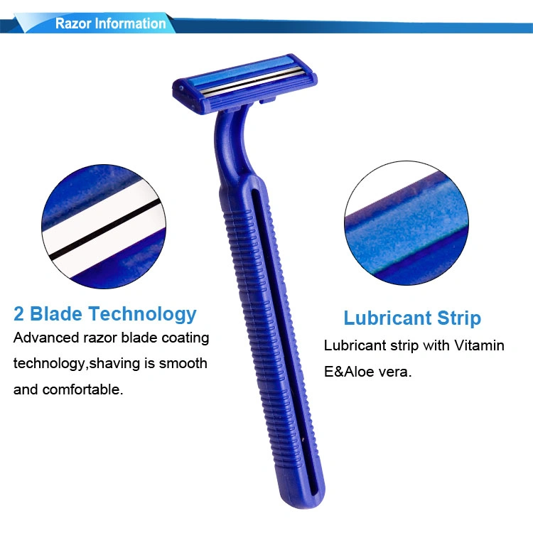 Twin Blade Disposable Razor for Men Wholesale Shaving Razor